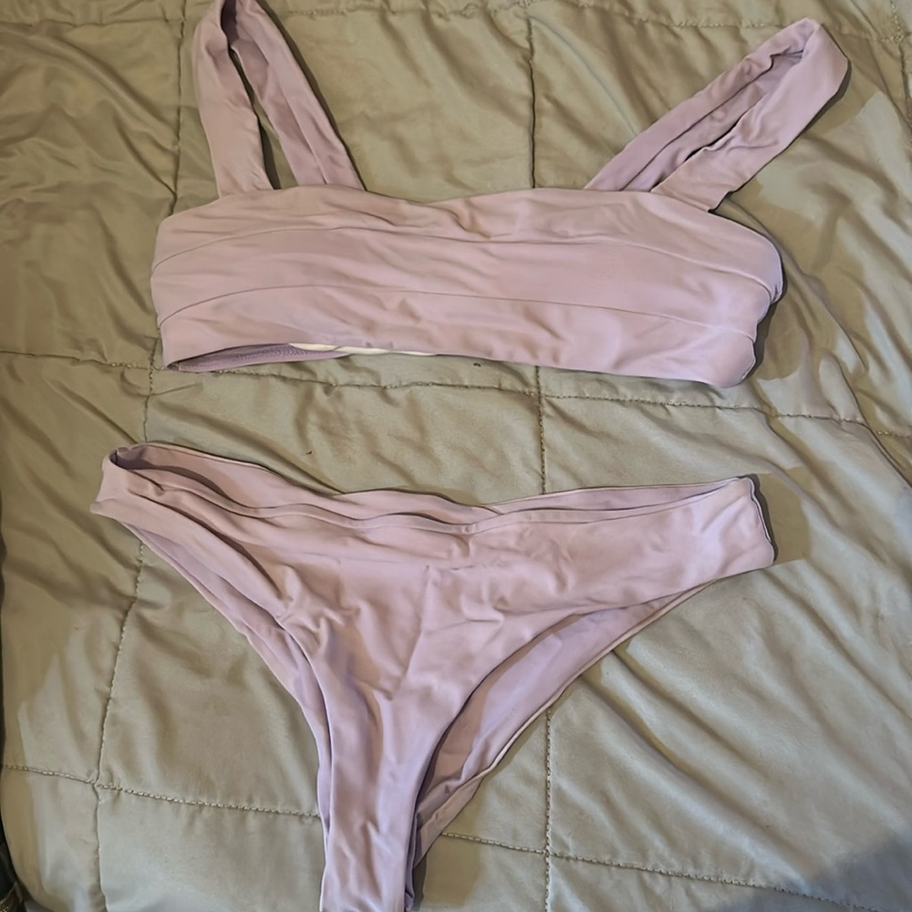 Purple bikini set